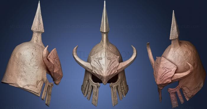 3D модель Средневековый шлем 3 (STL)